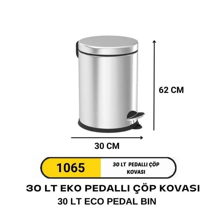 30 LİTRE PEDALLI ÇÖP KOVASI EKO