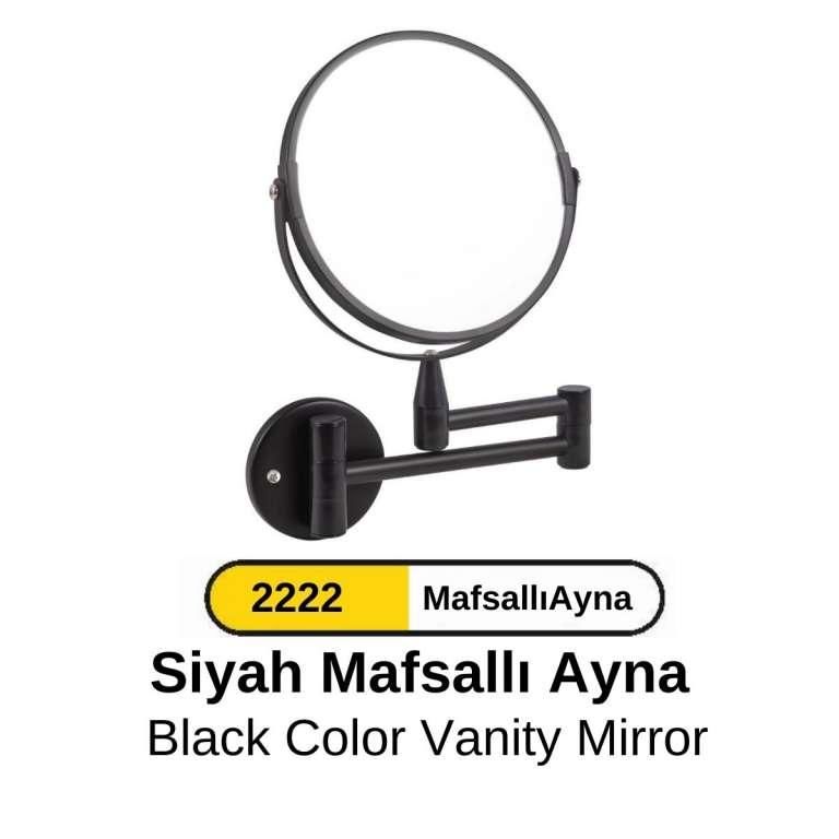 MAKYAJ AYNASI MAFSALLI SİYAH