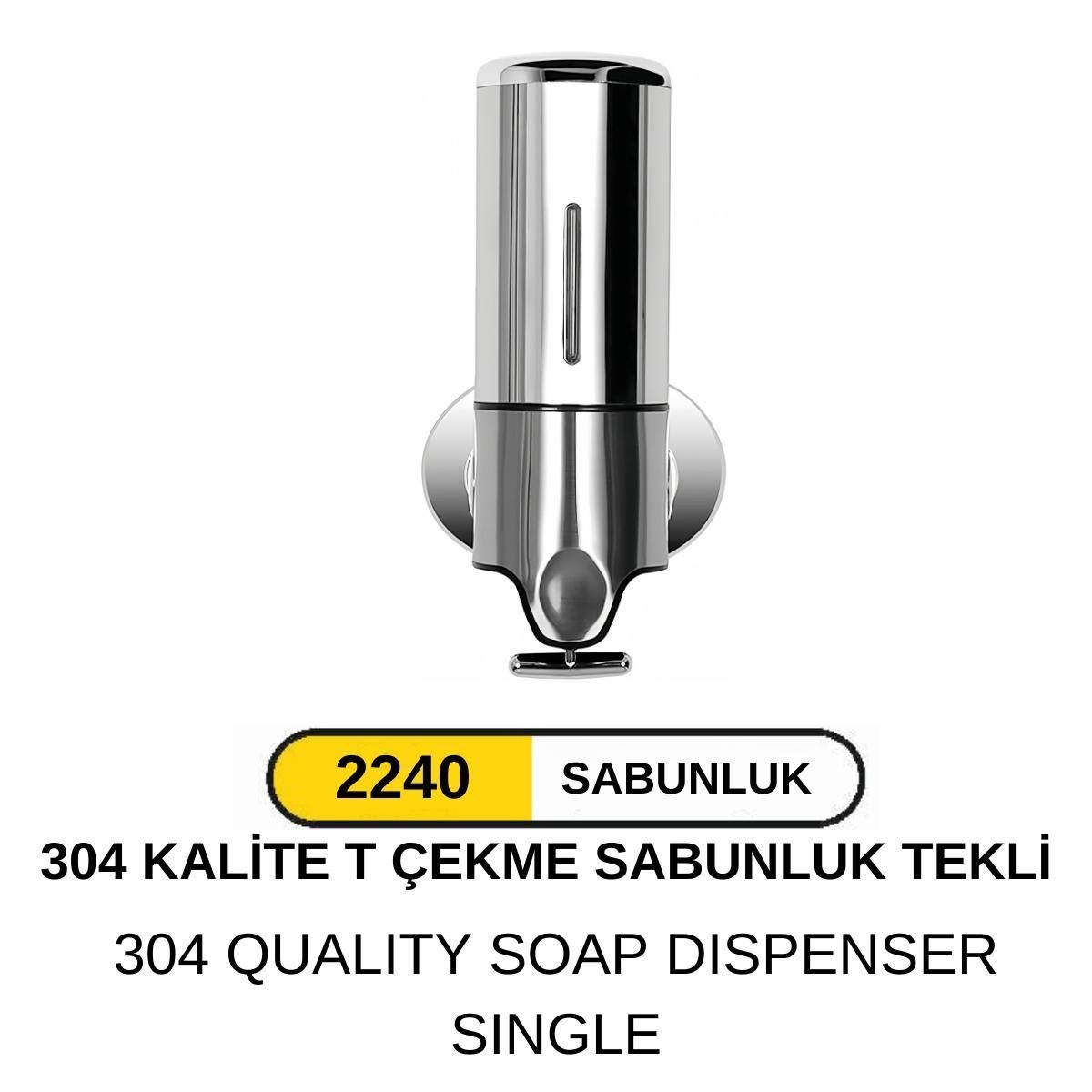 SIVI SABUNLUK VE LOSYON VERİCİ KROM 304 TEKLİ