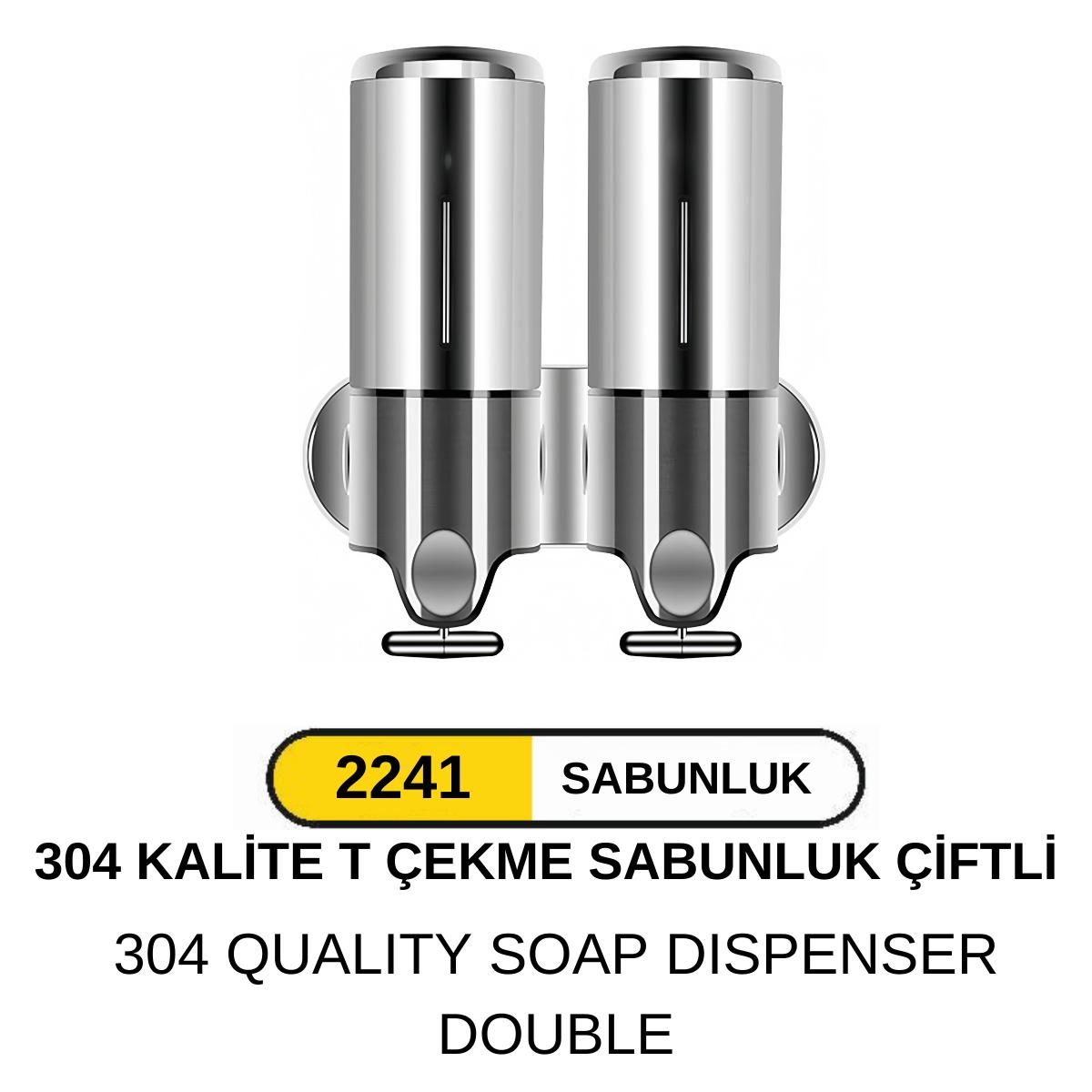 SIVI SABUNLUK VE LOSYON VERİCİ KROM 304 İKİLİ