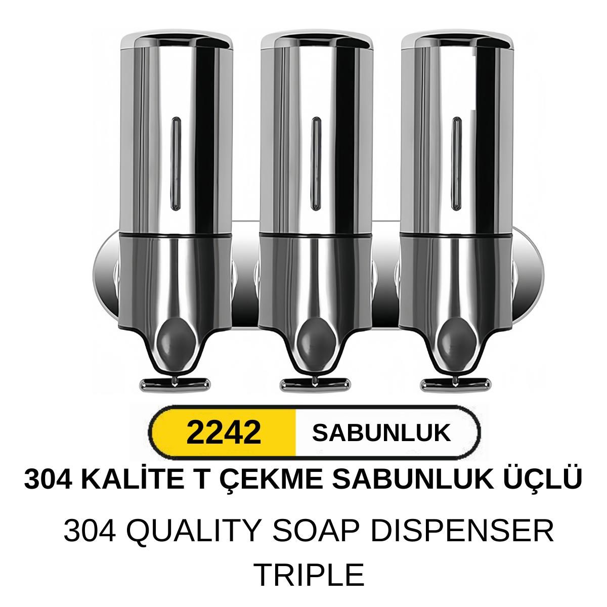 SIVI SABUNLUK VE LOSYON VERİCİ KROM 304 ÜÇLÜ