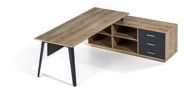 LEMAS CS02 ETAJERLİ MASA 180 cm