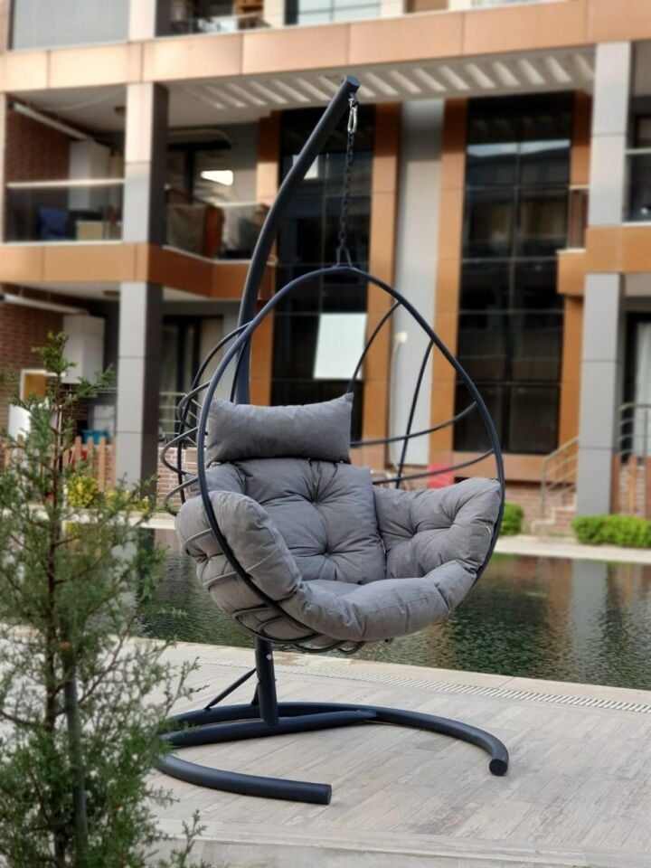 ANKA TEK KİŞİLİK METAL BAHÇE SALINCAK