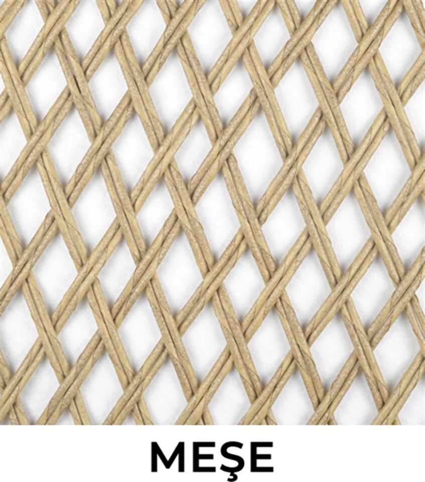 ZAMBAK BAMBU KOLTUK TAKIMI  l  MEŞE - GALİE KREM