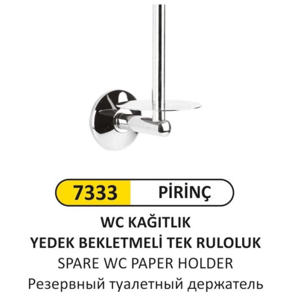 LÜKS PİRİNÇ YEDEK WC KAĞITLIK