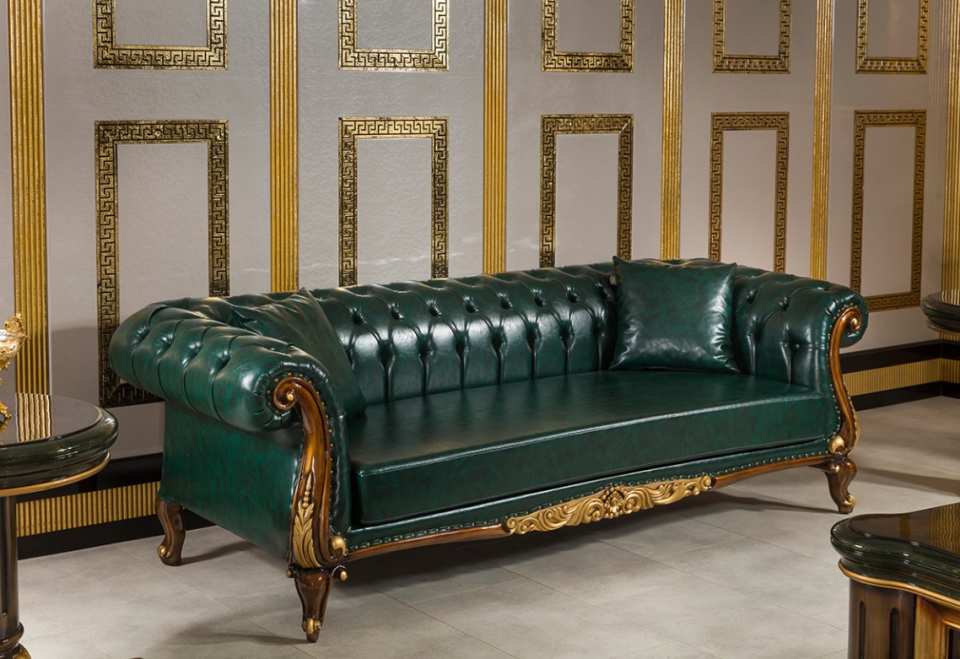 Ottoman Üçlü Bekleme Koltuğu