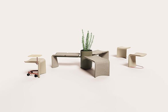 WİNG DÖRTLÜ BEKLEME KOLTUĞU