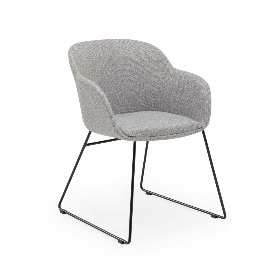 Shell-U Pad Koltuk l Metal Boyalı Ayak