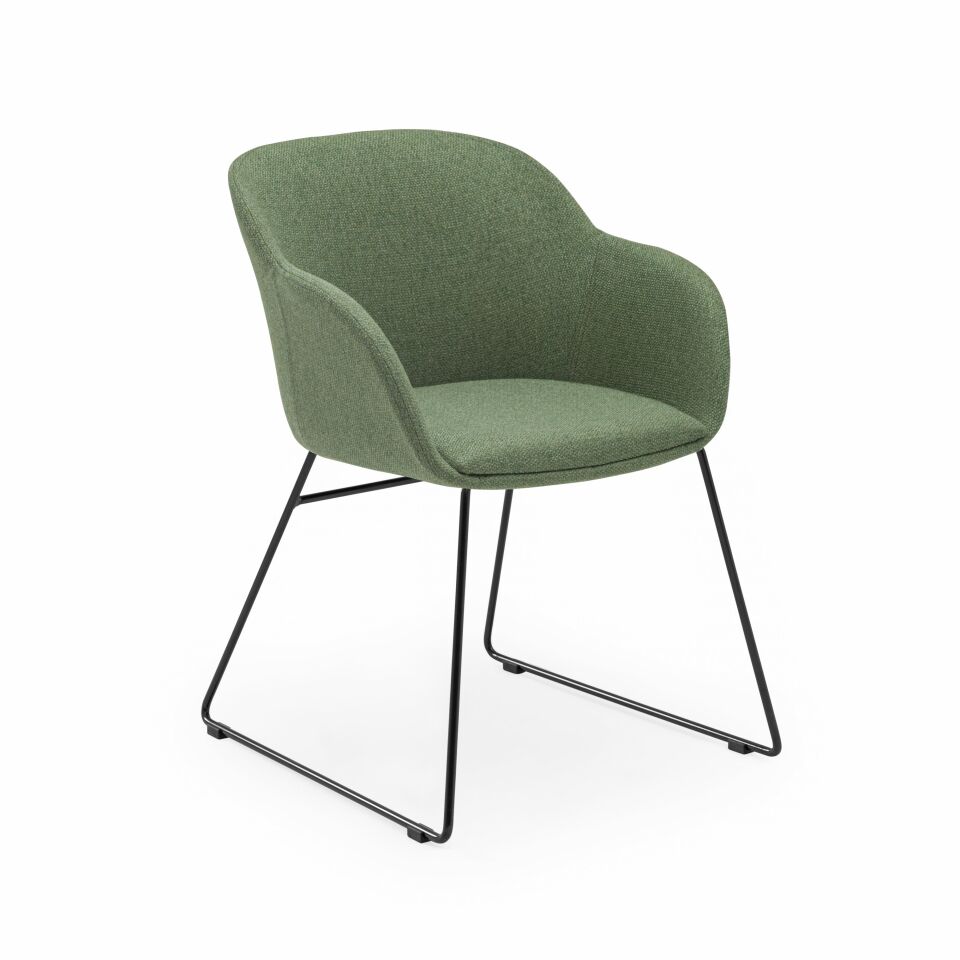 Shell-U Pad Koltuk l Metal Boyalı Ayak