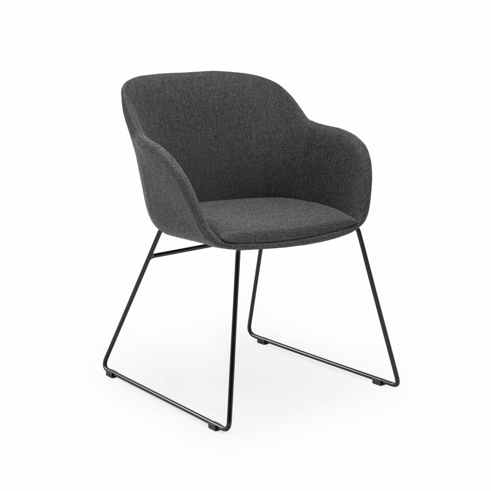 Shell-U Pad Koltuk l Metal Boyalı Ayak