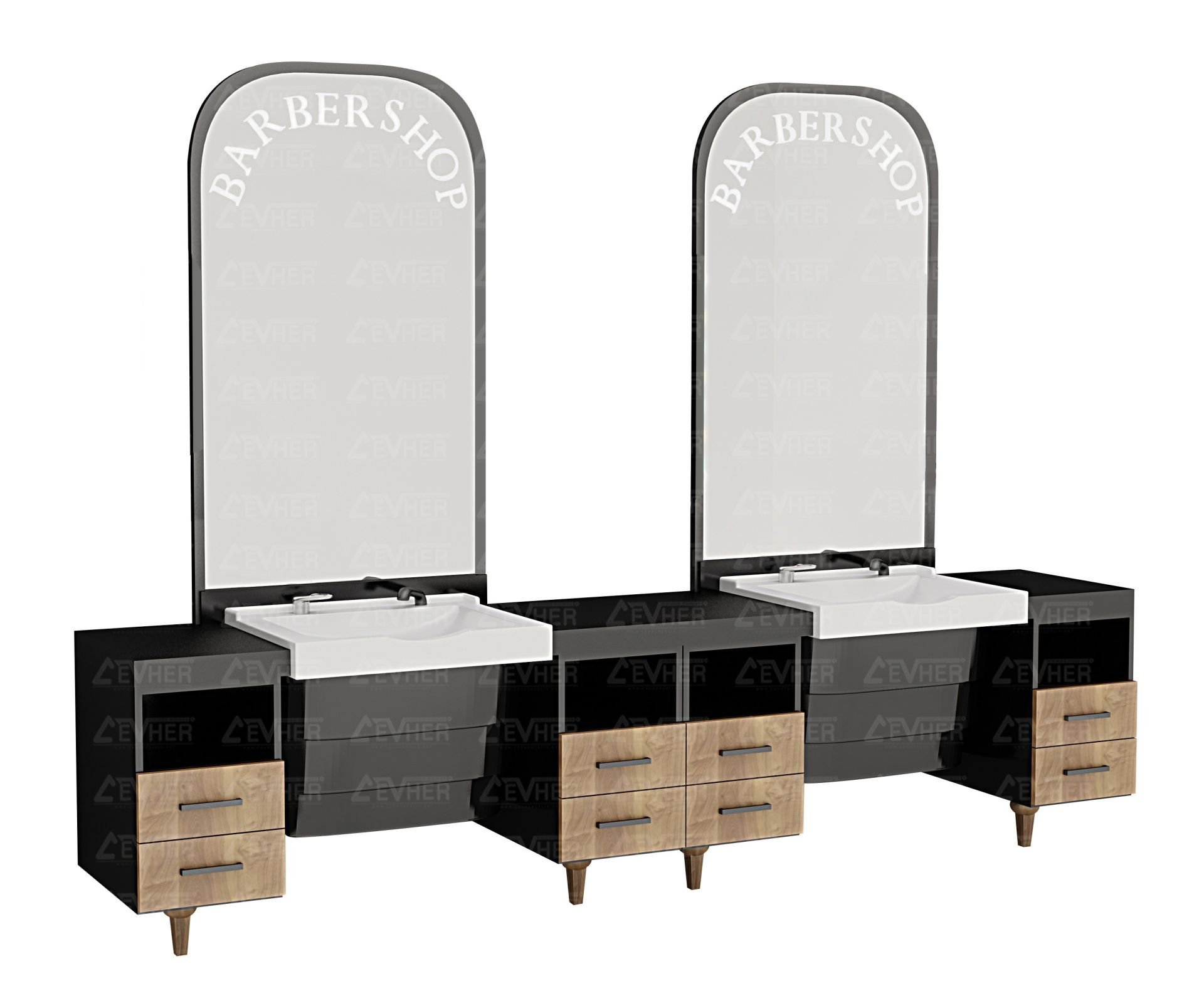 Erkek Blok Tezgahı CVR-253 DEKORATİF IŞIKSIZ