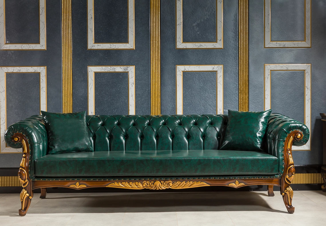 Zümrüt Üçlü Bekleme Koltuğu