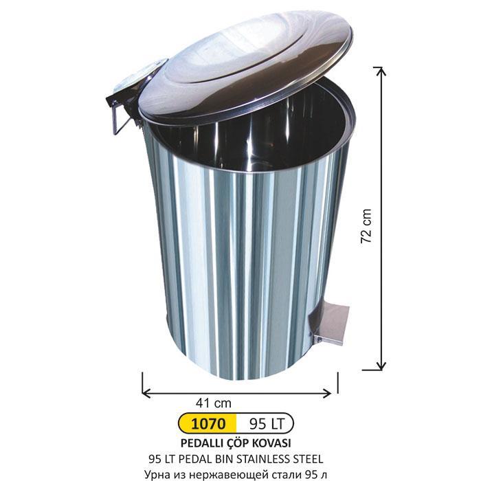 95 LT PEDALLI ÇÖP KOVASI