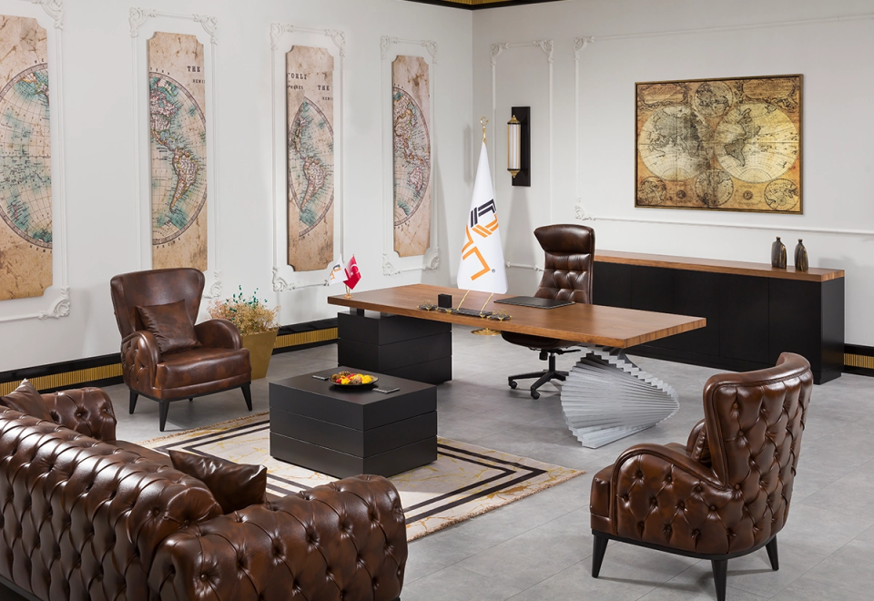 Branca Yönetici Masa Takımı