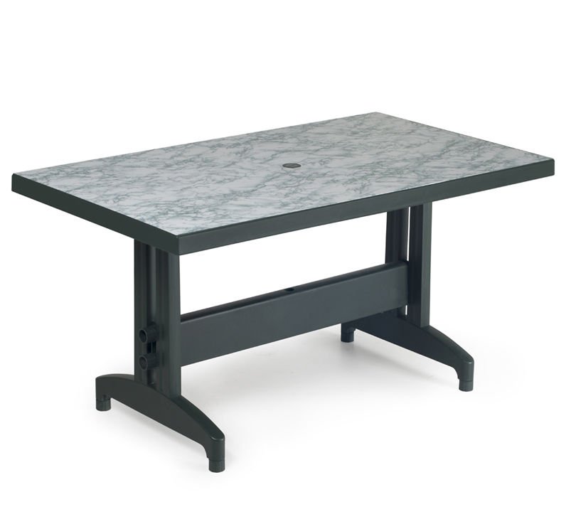 PAPATYA DİVA 80x140 MASA l MERMER DESENLİ