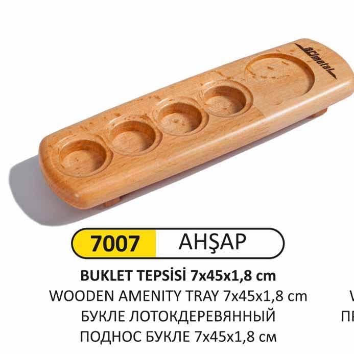 AHŞAP BUKLET TEPSİSİ