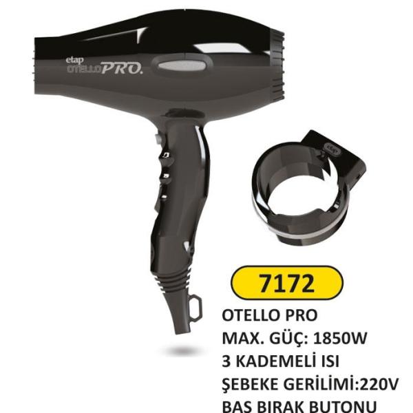 1850w OTEL TİPİ SAÇ KURUTMA MAKİNESİ