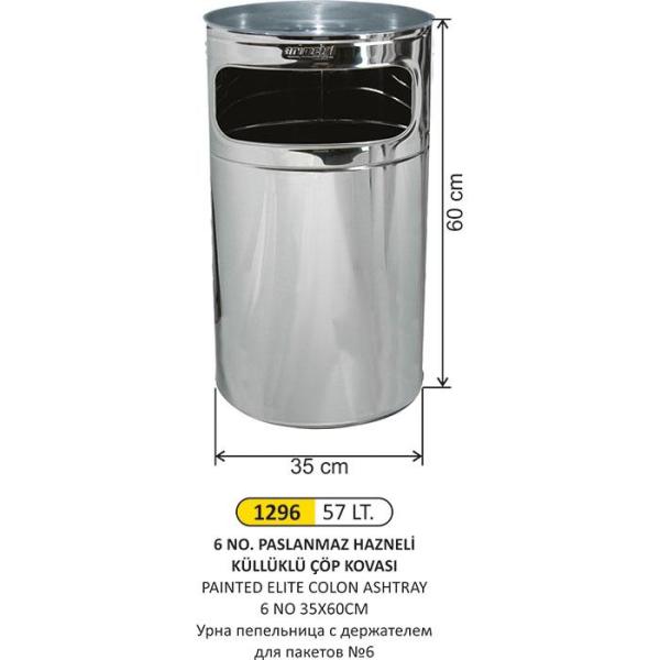 57LT 6NO PASLANMAZ KOLON KÜLLÜK HAZNELİ