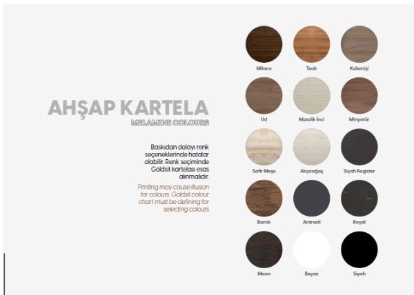 FLAT ETAJERLİ MASA TAKIMI