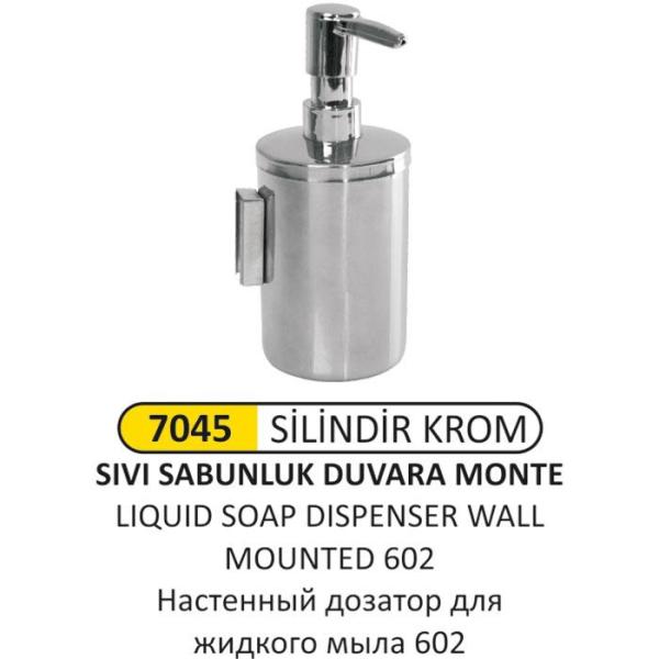 DUVARA MONTAJLI KROM Sıvı SABUNLUK