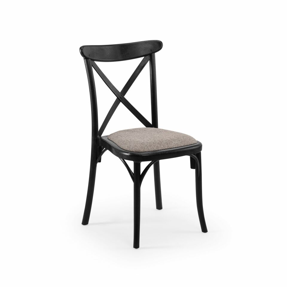 Capri Pad Sandalye SİYAH