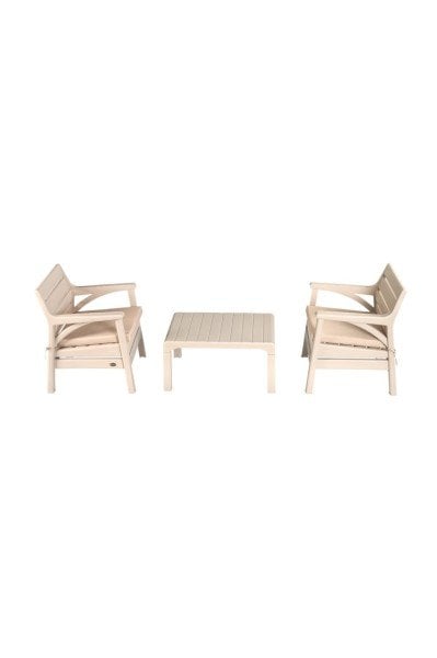 BARCELONA BALKON SET( 2 TEKLİ+1 SEHPA)