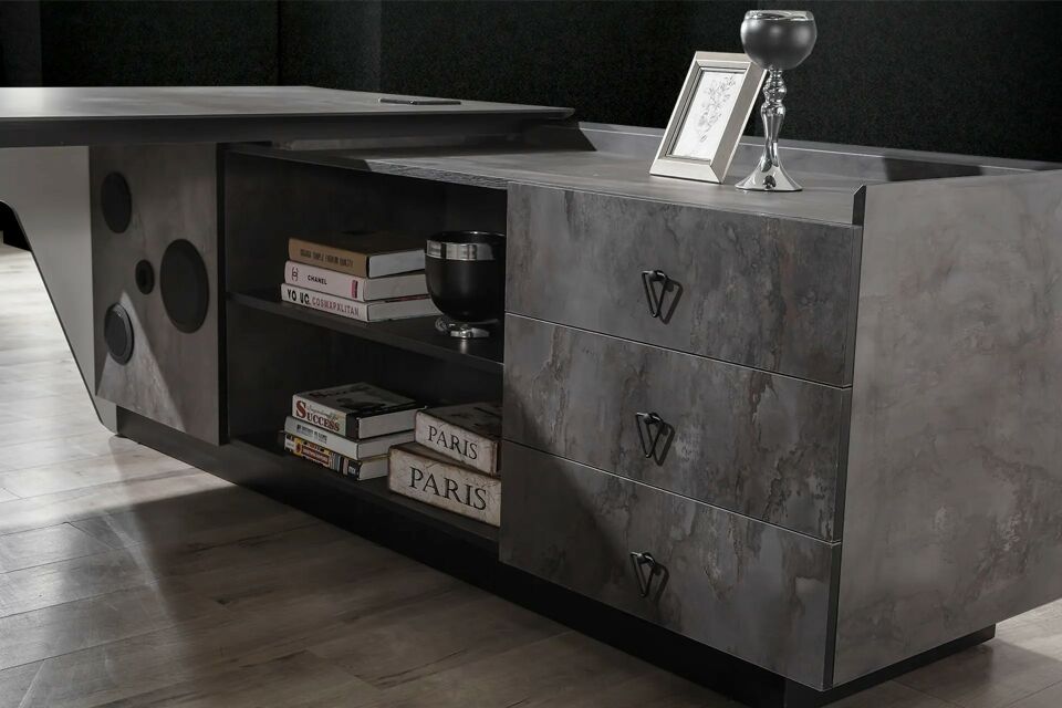 ALFA IRONY ANTRASİT MAKAM TAKIMI