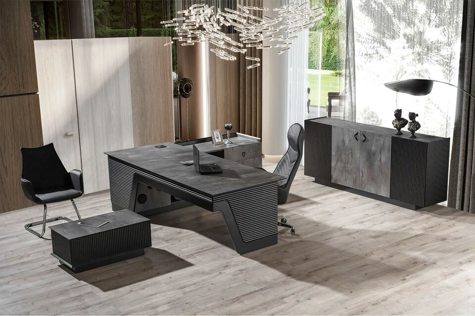 ALFA IRONY ANTRASİT MAKAM TAKIMI