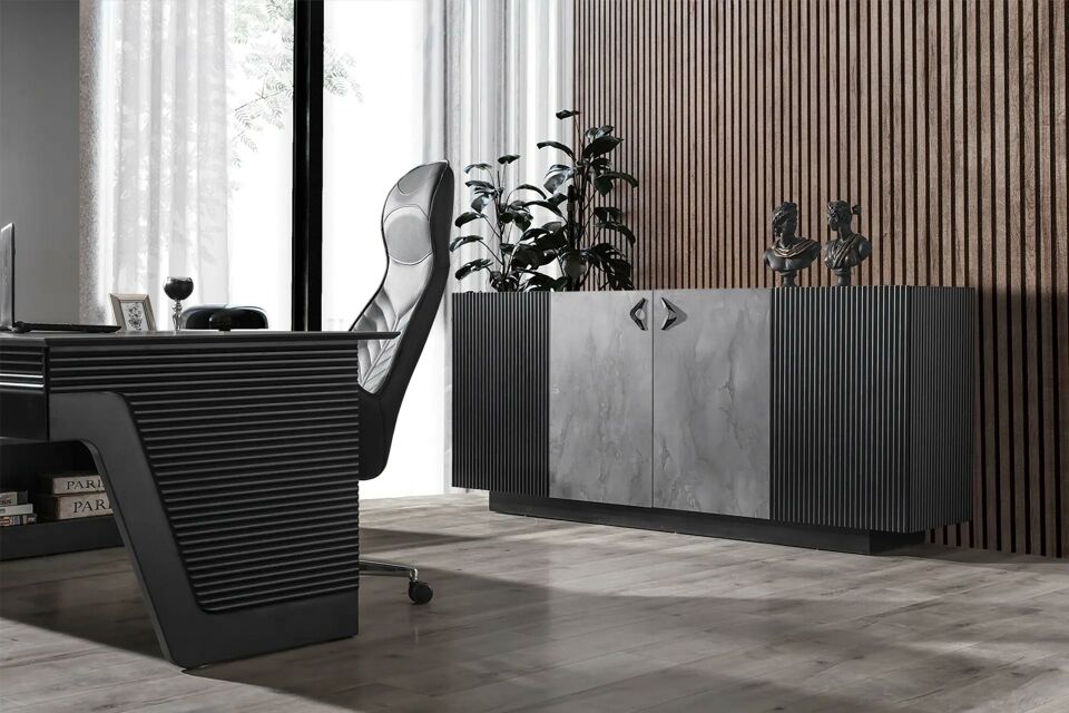 ALFA IRONY ANTRASİT MAKAM TAKIMI