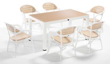 BAMBOO MASA SETİ 6'LI