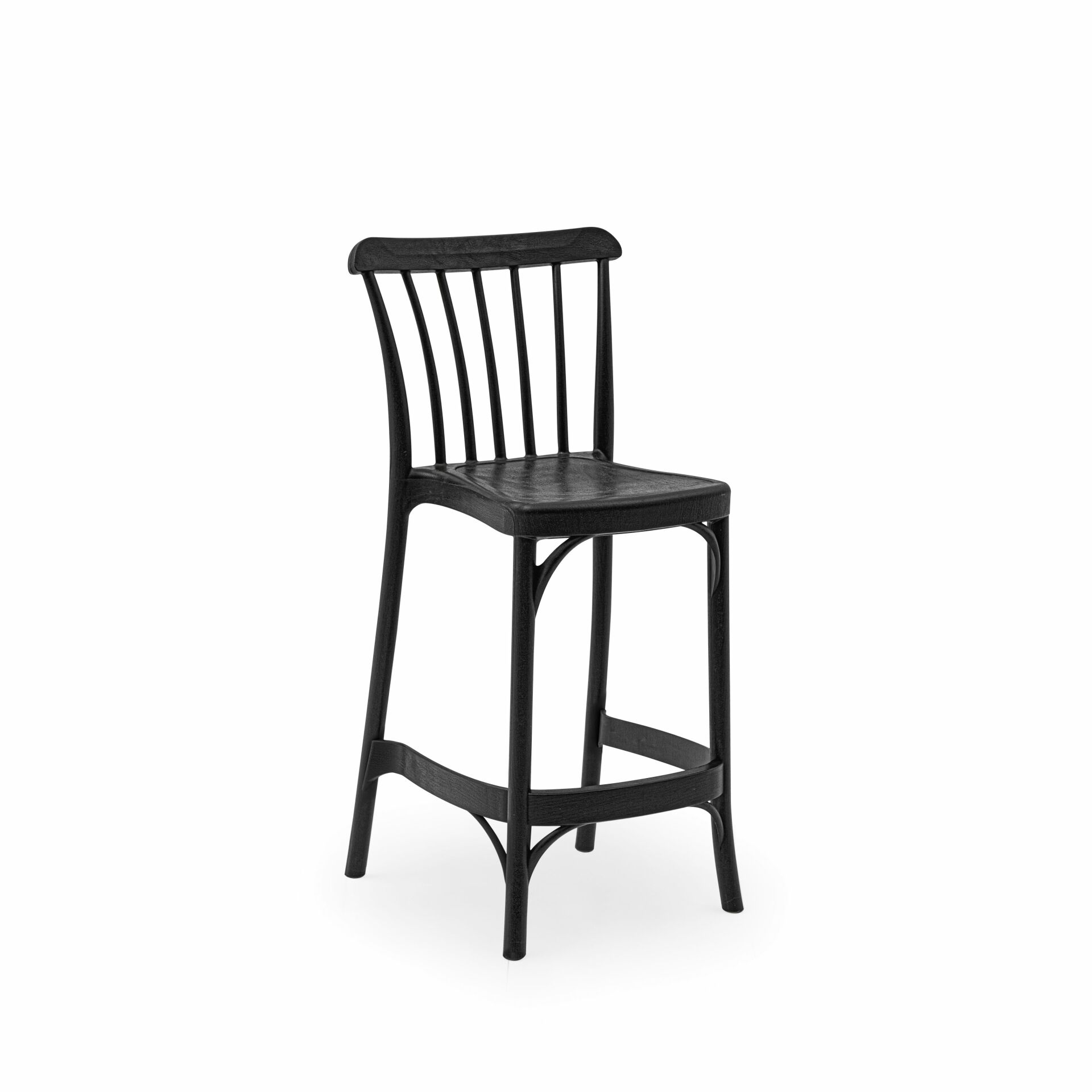 Gozo Bar Sandalyesi SİYAH - 65cm Yükseklik