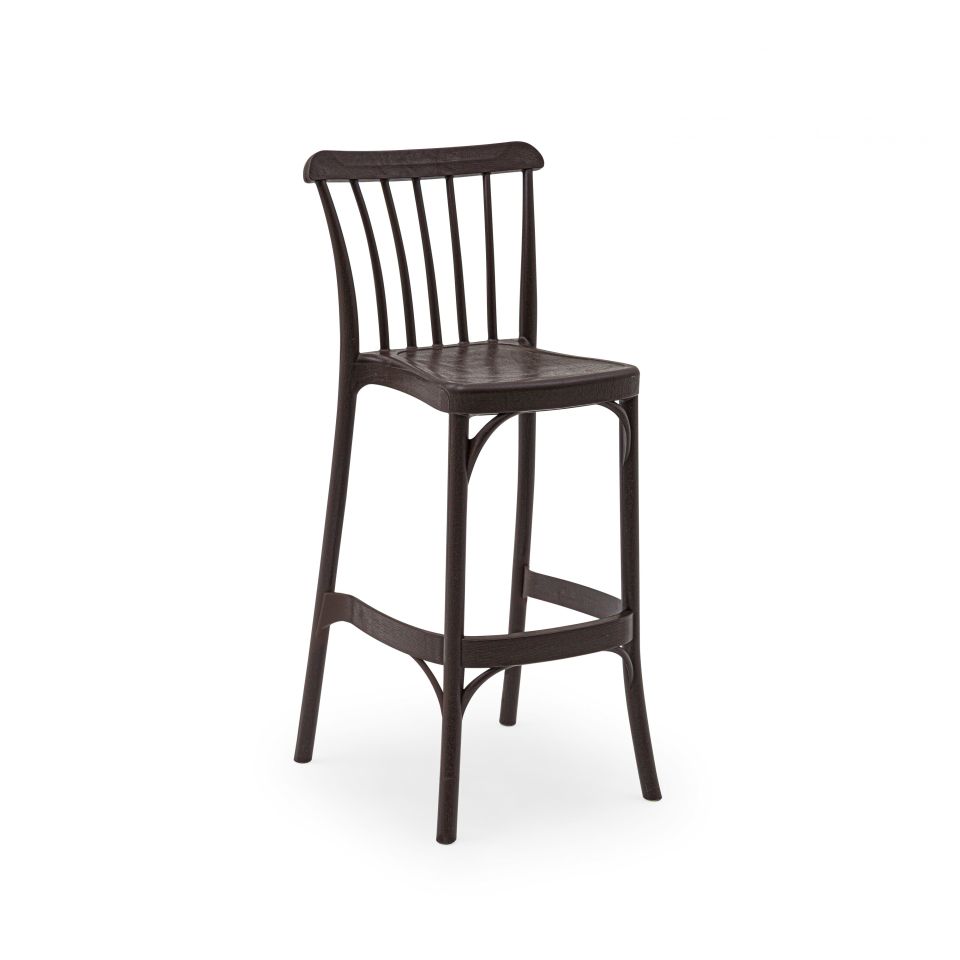 Gozo Bar Sandalyesi VENGE - 75cm Yükseklik