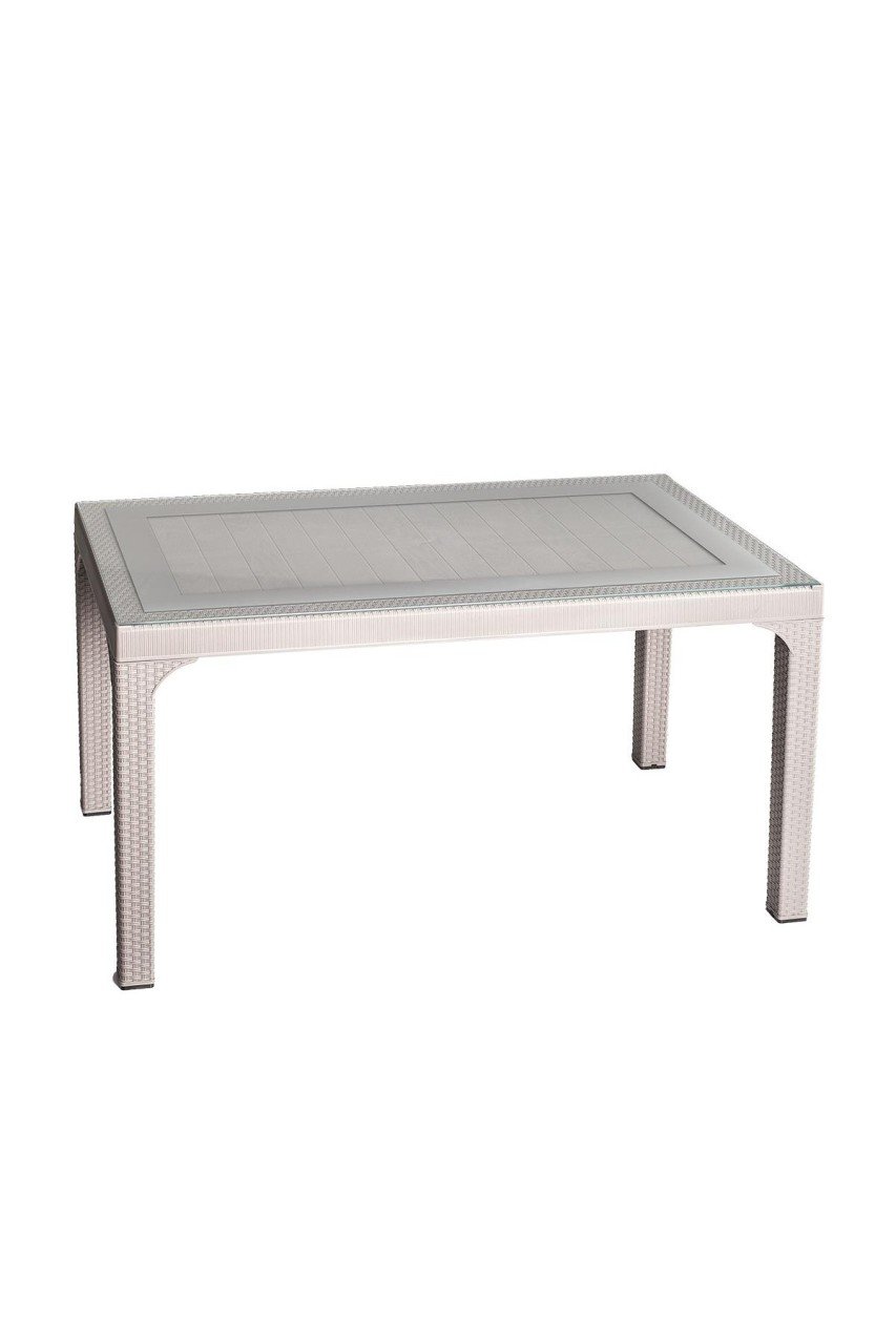 Pamukkale 80x140 Rattan Masa | Bahçe & Balkon Masası