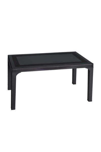 Pamukkale 80x140 Rattan Masa | Bahçe & Balkon Masası