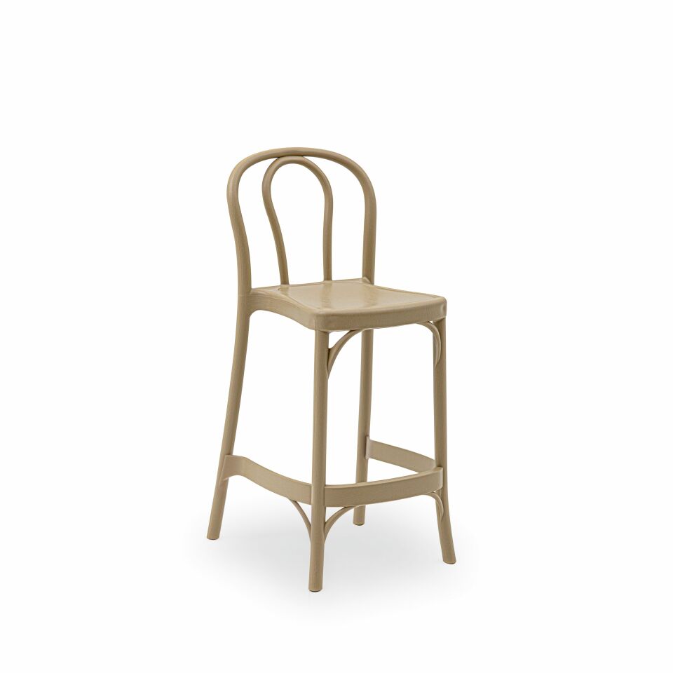 Sozo Bar Sandalyesi KUM BEJİ - 65cm Yükseklik