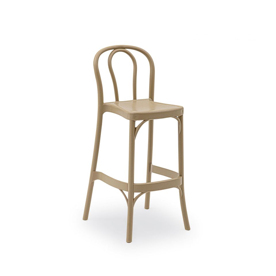 Sozo Bar Sandalyesi KUM BEJİ - 75cm Yükseklik