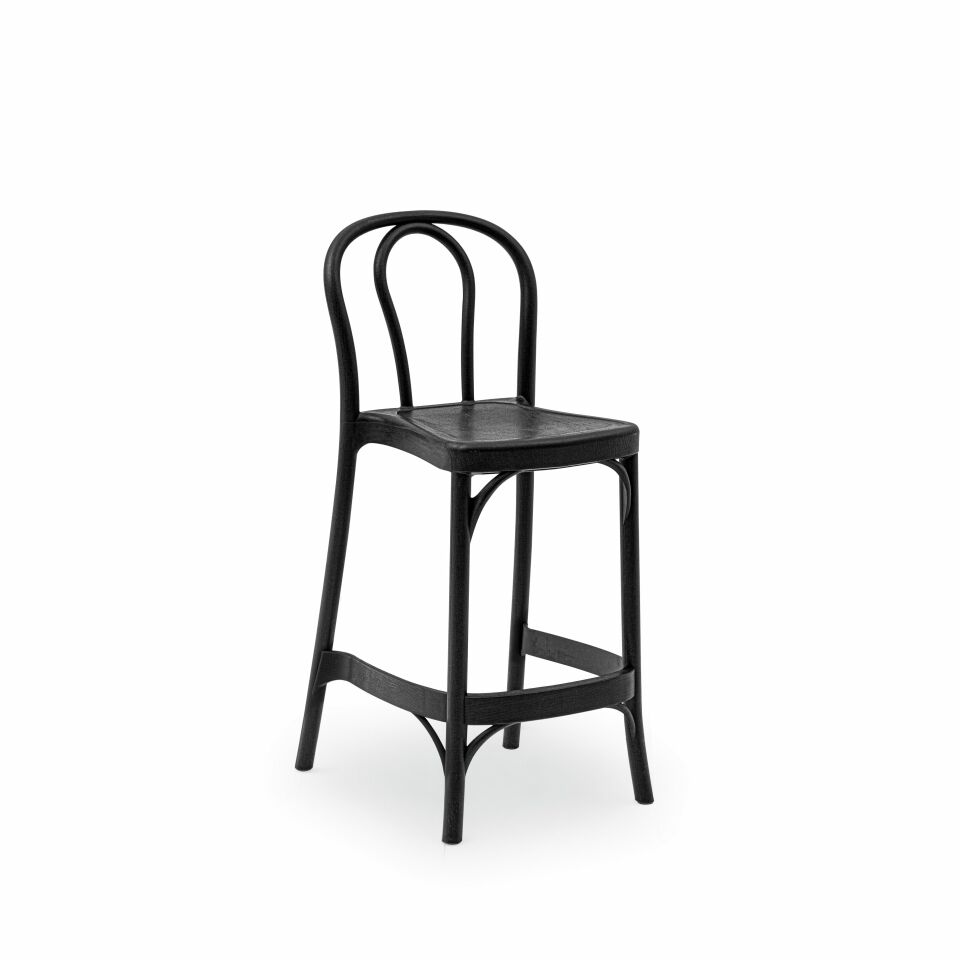 Sozo Bar Sandalyesi SİYAH - 65cm Yükseklik