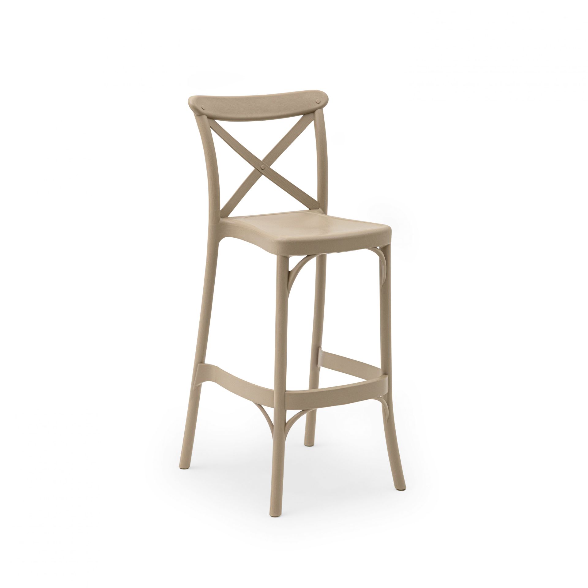 Capri Bar Sandalyesi KUM BEJİ - 75cm Yükseklik