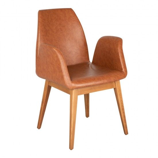 Mako Bekleme Koltuğu (Ahşap Ayak)