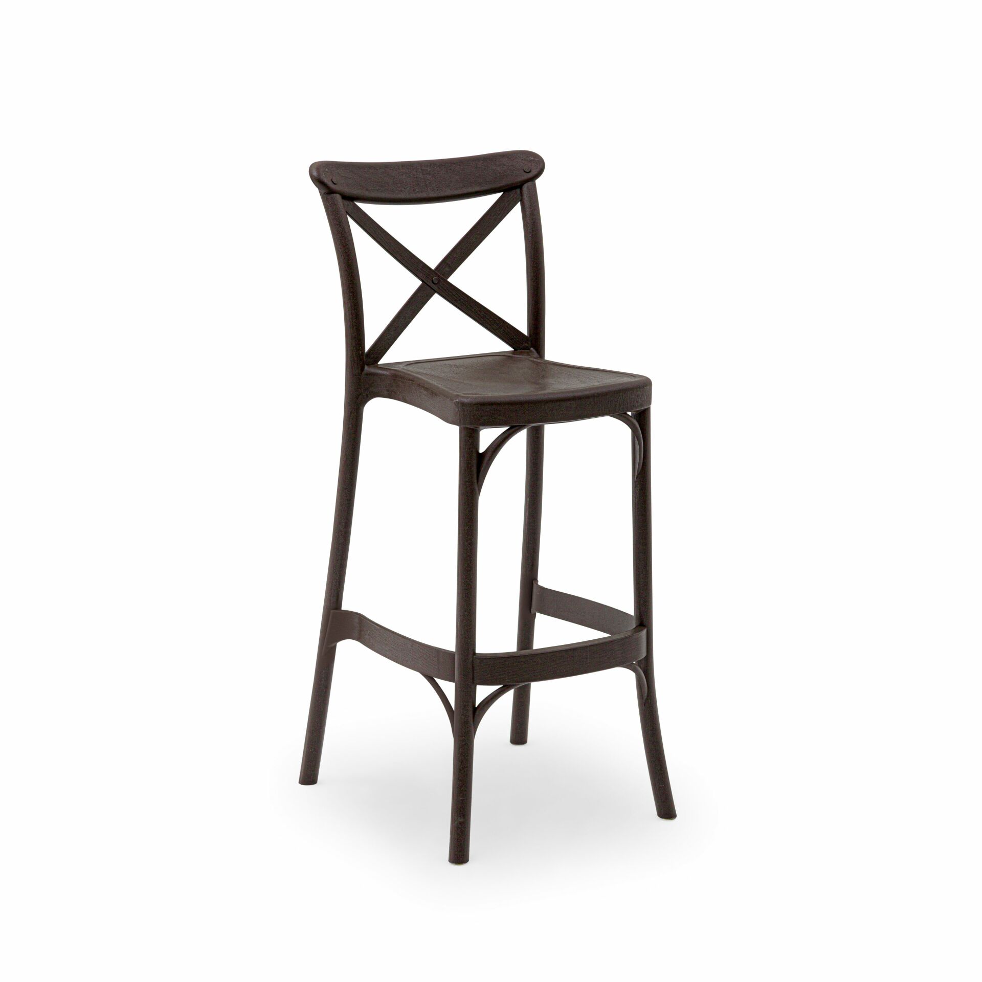 Capri Bar Sandalyesi VENGE - 75cm Yükseklik