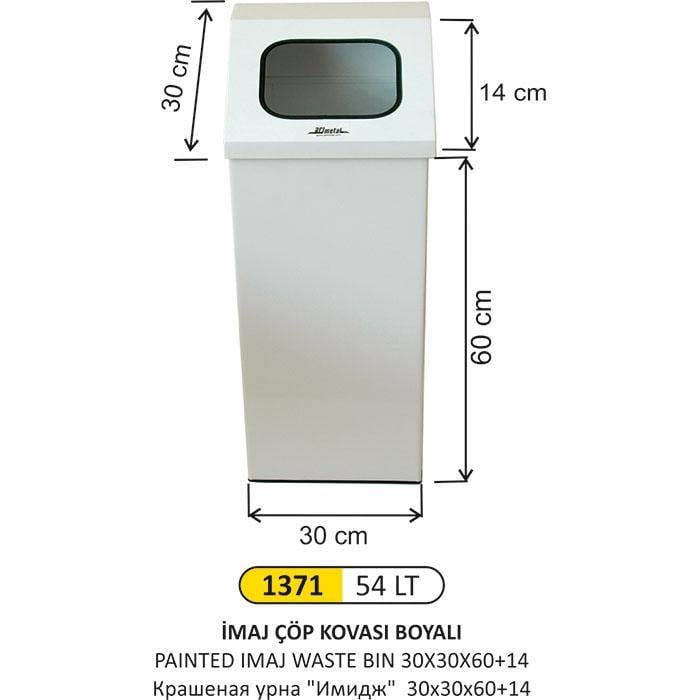 54 LT İMAJ ÇÖP KOVASI BOYALI
