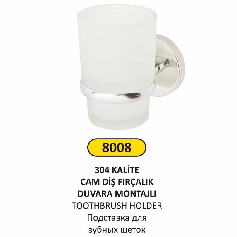 DİŞ FIRÇALIK CAM (304 KALİTE)