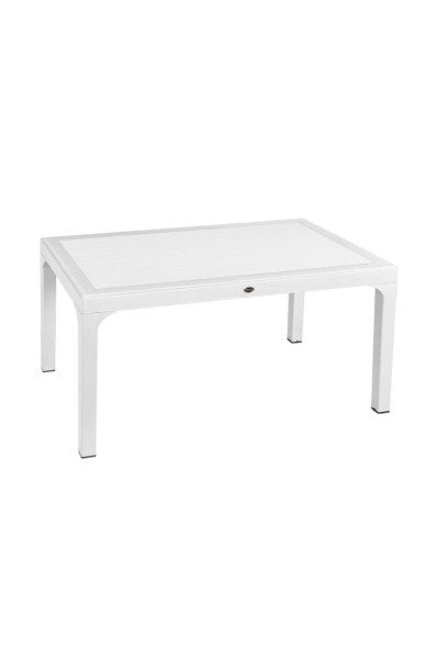 Camlı Wood Masa 70x120 | Bahçe & Balkon Masası