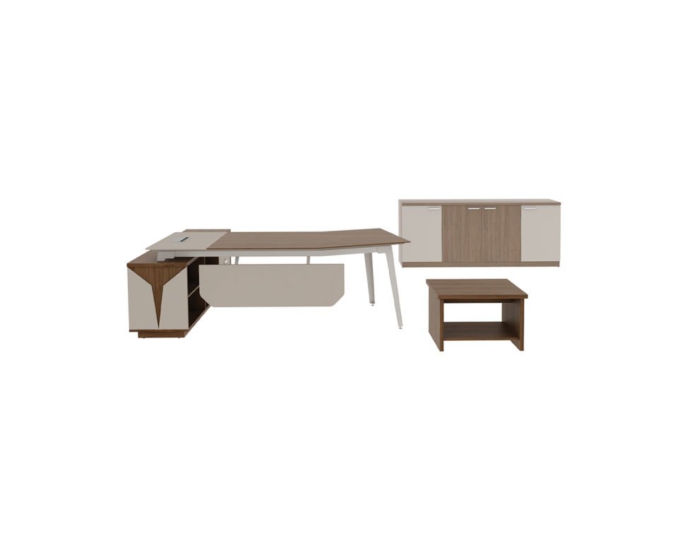 AKAT ETAJERLİ MASA TAKIMI