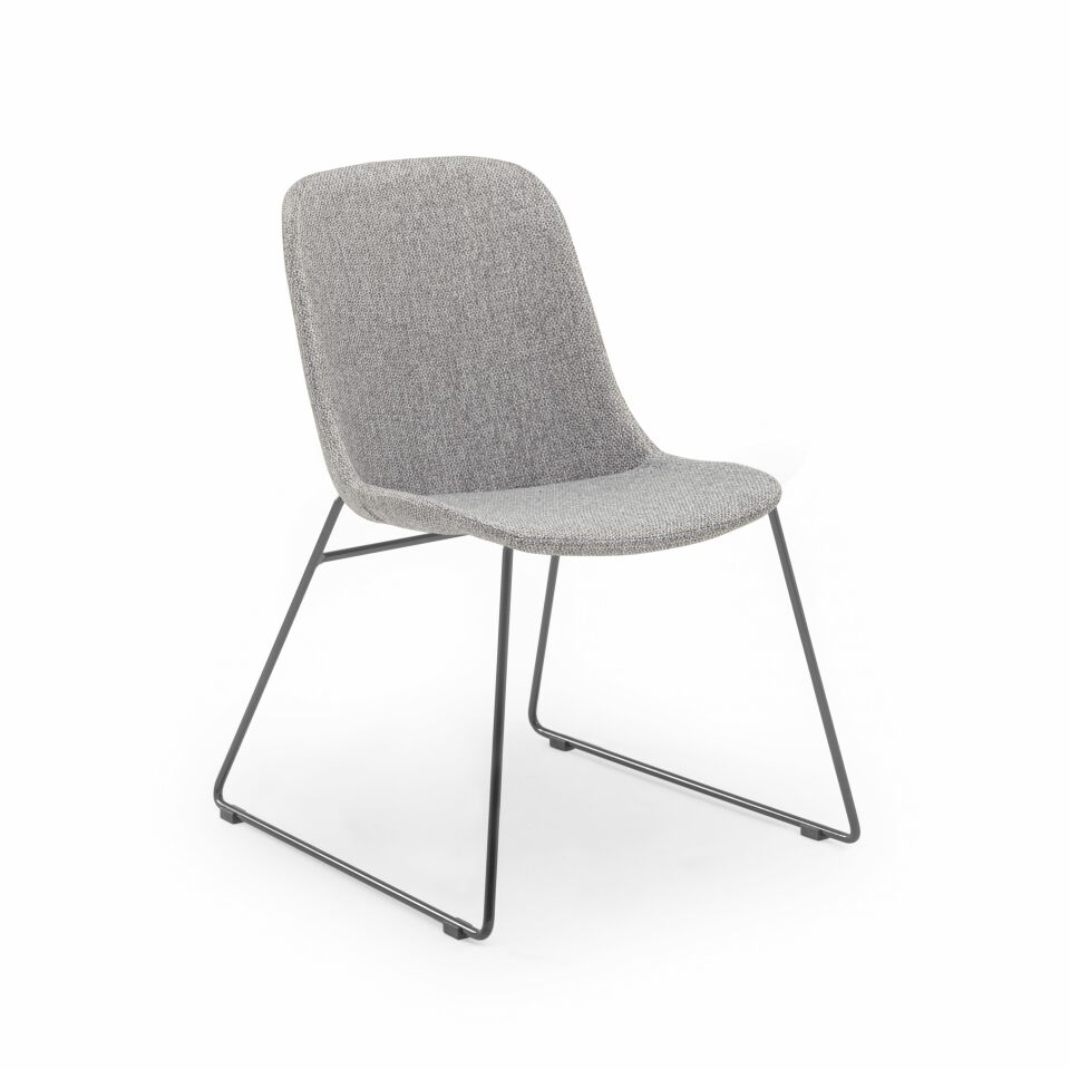 Shell-U Pad Sandalye l Metal Boyalı Ayak