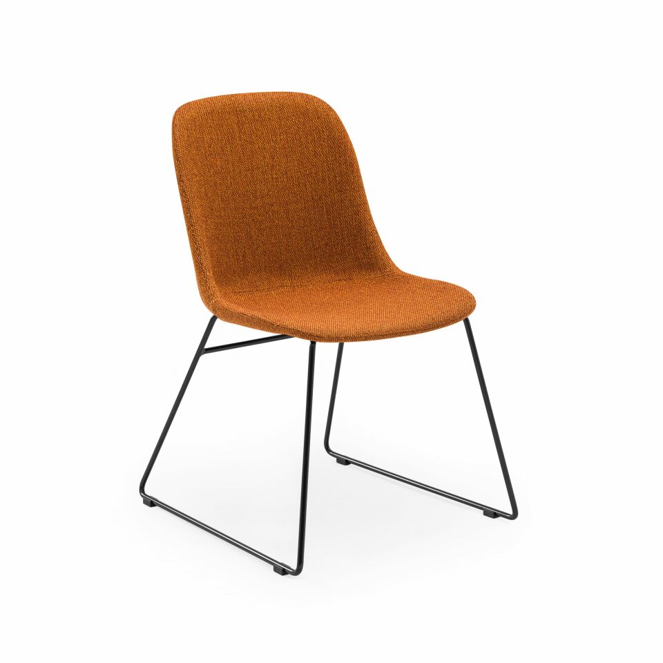 Shell-U Pad Sandalye l Metal Boyalı Ayak