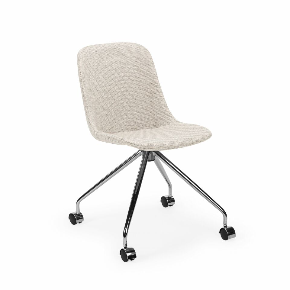 Shell-O Pad Sandalye l Krom Ayak