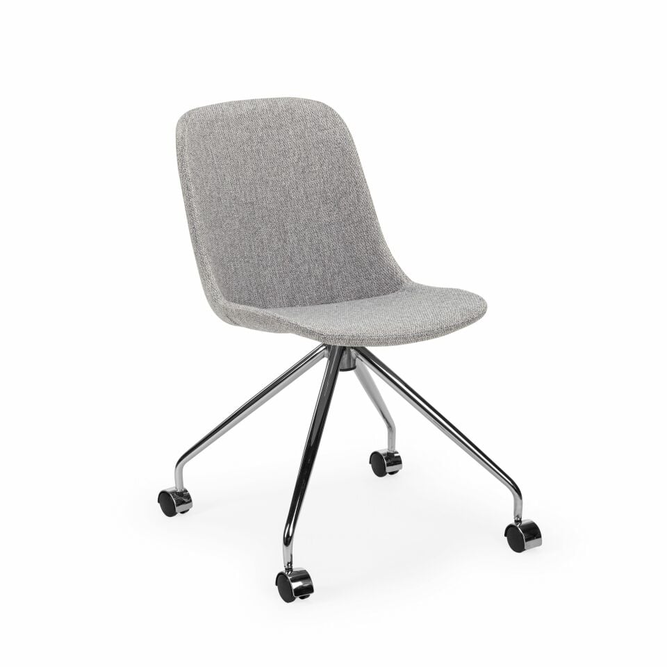 Shell-O Pad Sandalye l Krom Ayak