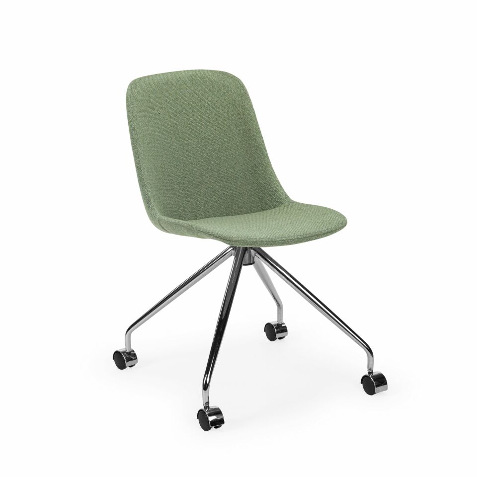 Shell-O Pad Sandalye l Krom Ayak