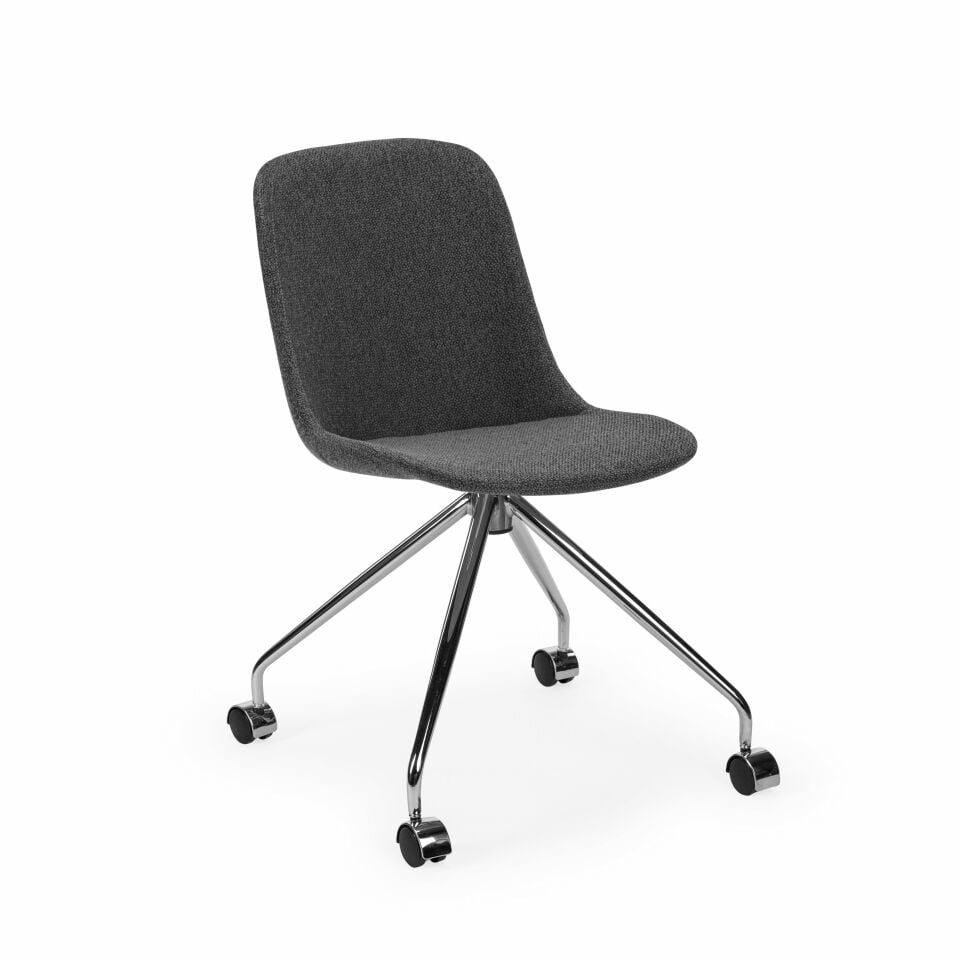 Shell-O Pad Sandalye l Krom Ayak